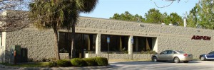 The exterior of ADPEN Laboratories in Jacksonville, FL